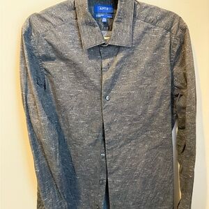 Men's Gray APT 9 Button Down Shirt